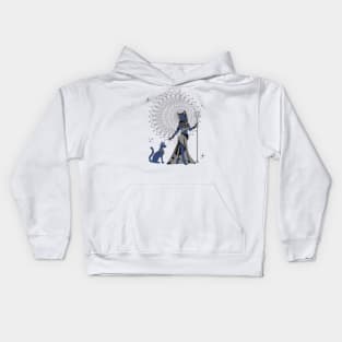 Egyptian Goddess Bastet Kids Hoodie